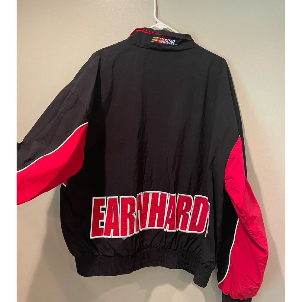 Chase Dale Earnhardt‎ Jr. #3 NASCAR Bud Racing Windbreaker Lined Jacket Sz XL